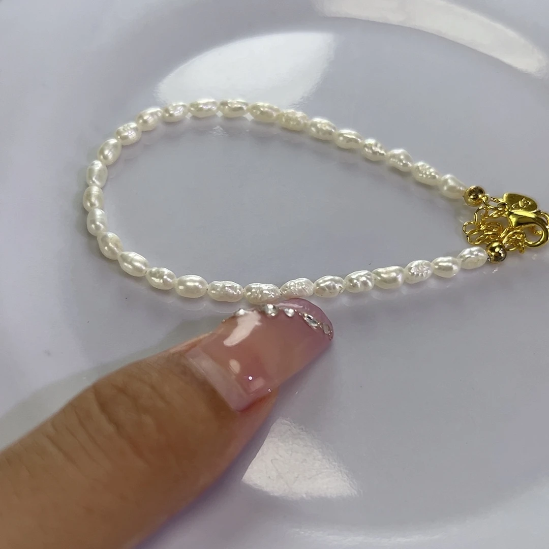 钛钢淡水珍珠手绳