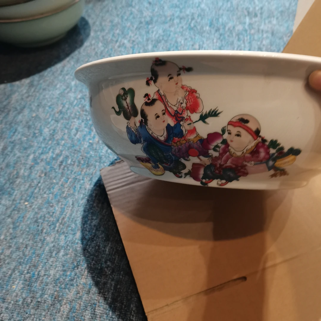 色釉陶瓷碗手绘直播专用链接各花色规格以直播间实物为准截屏下单