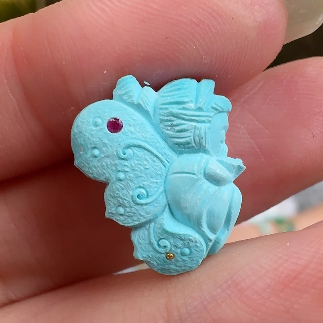 绿松石珠宝奇石未镶嵌