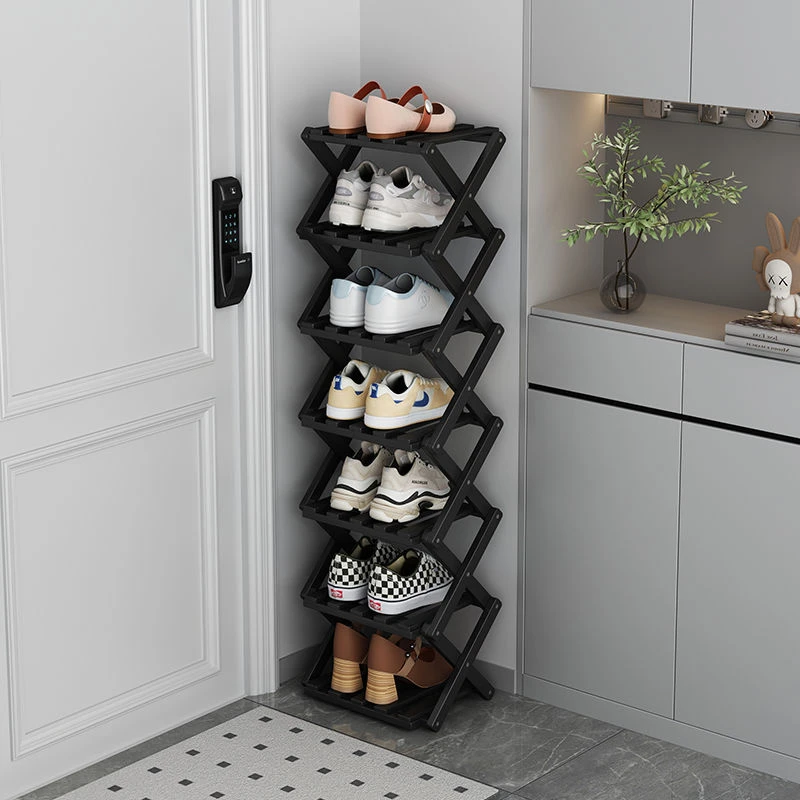 免安装鞋架简易家用门口折叠宿舍多层入户出租房鞋柜鞋子收纳神器