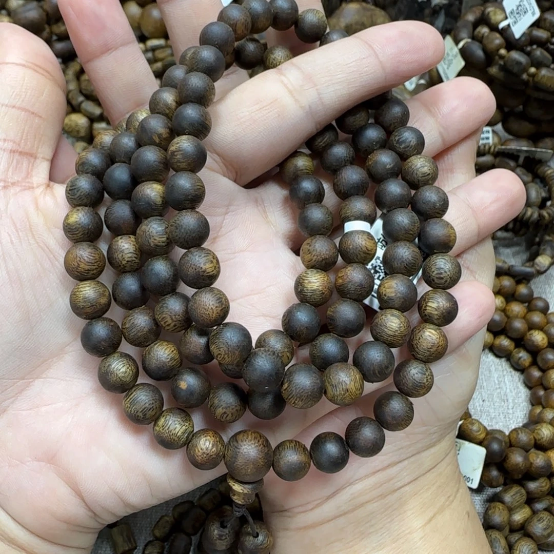 沉香手串浮沉莺歌绿多样性发货一条卡8-33克