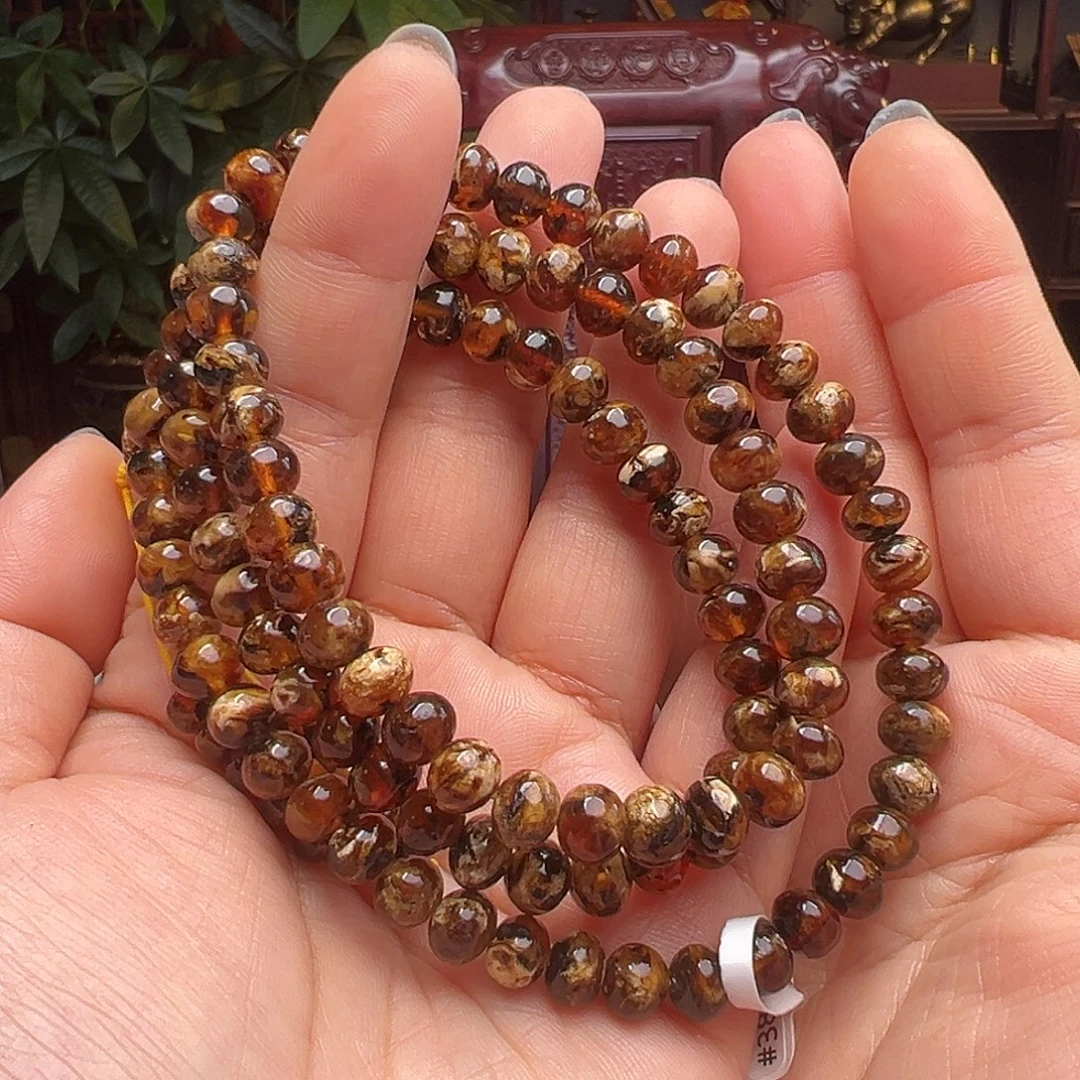 琥珀未镶嵌裸石抚顺琥珀20108七