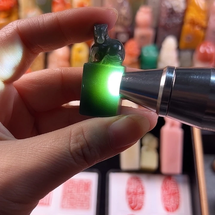 辽宁石印石手工定制1.5厘米，马，包刻