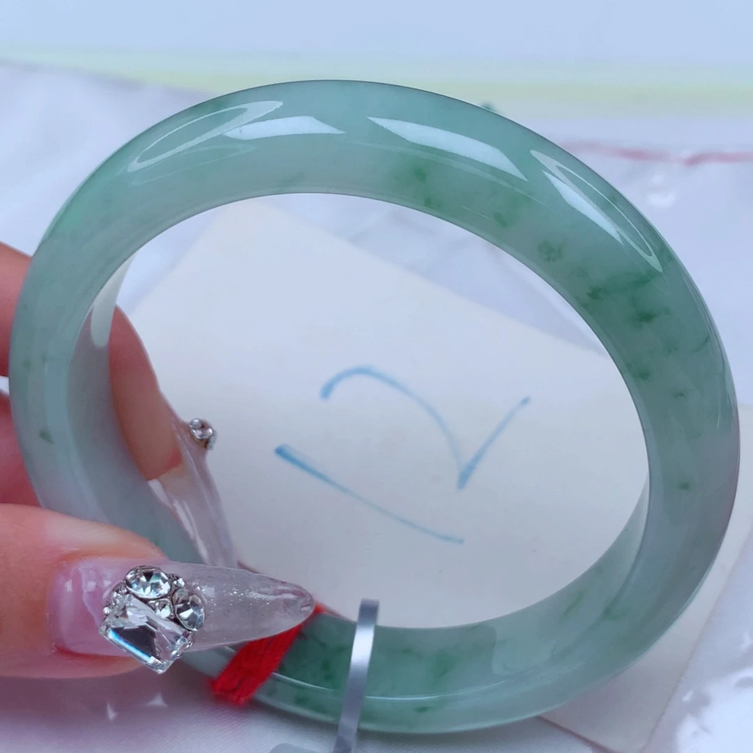 翡翠手镯未镶嵌天然缅甸翡翠A货手镯