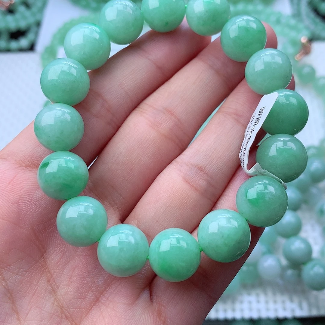 翡翠未镶嵌毛衣链