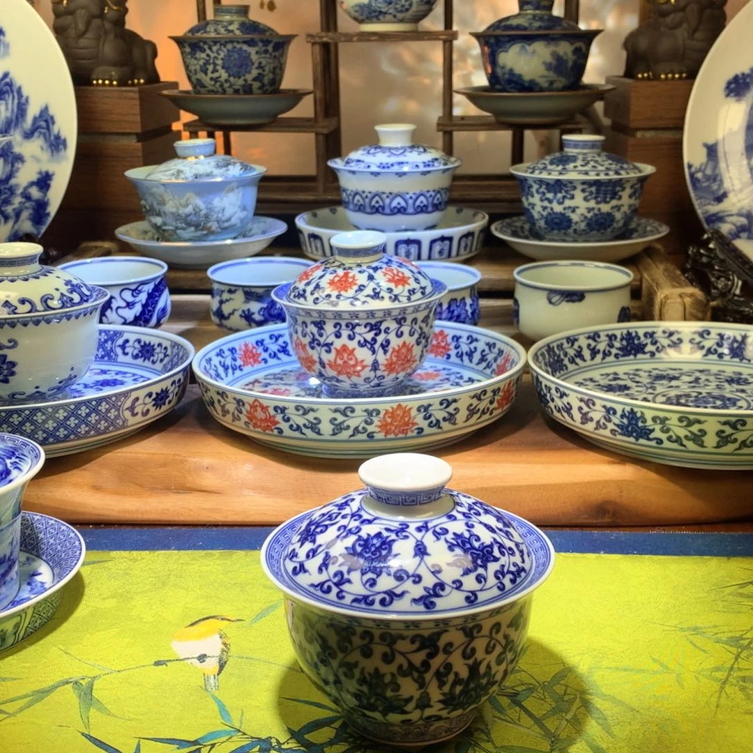 ?景德镇陶瓷永乐青花二才