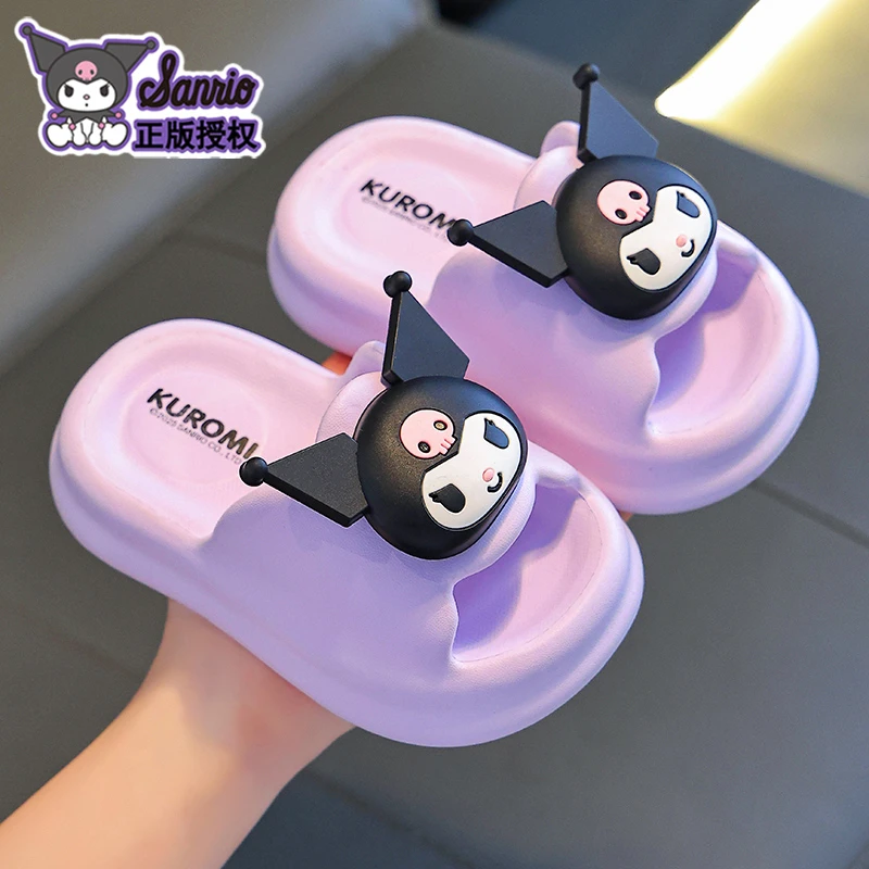 正品三丽鸥库洛米美乐蒂儿童凉拖鞋女童夏季卡通可爱防滑室EVA