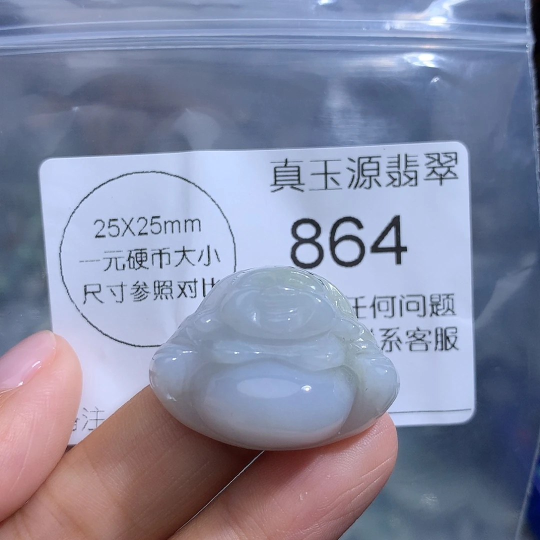 翡翠未镶嵌颈饰864。