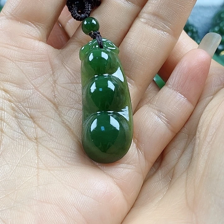 和田玉（碧玉）未镶嵌吊坠(不含链)