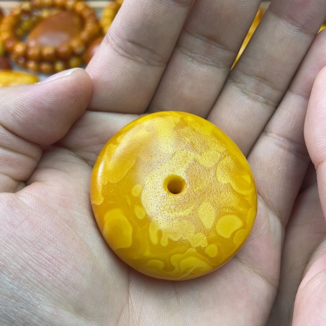 琥珀未镶嵌吊坠(不含链)