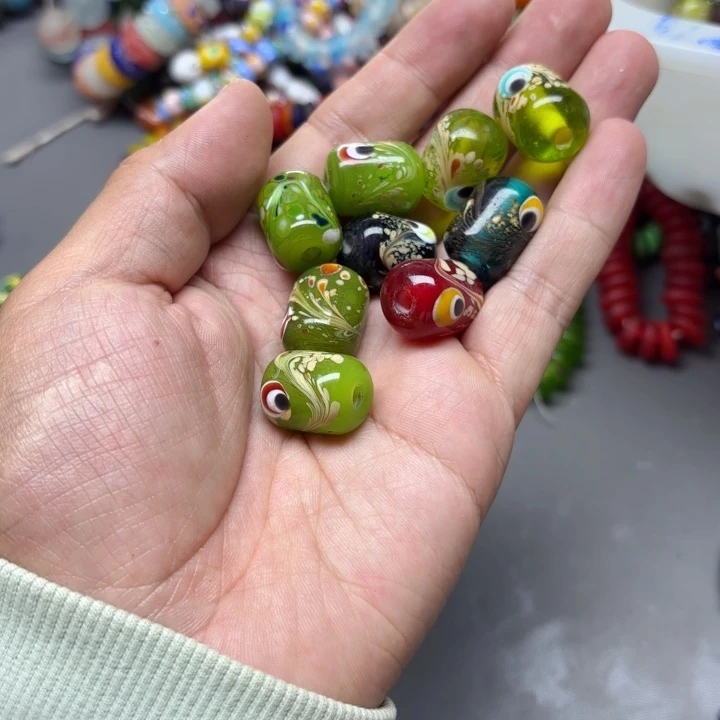 琉璃颈饰琉璃琉璃单颗的价格