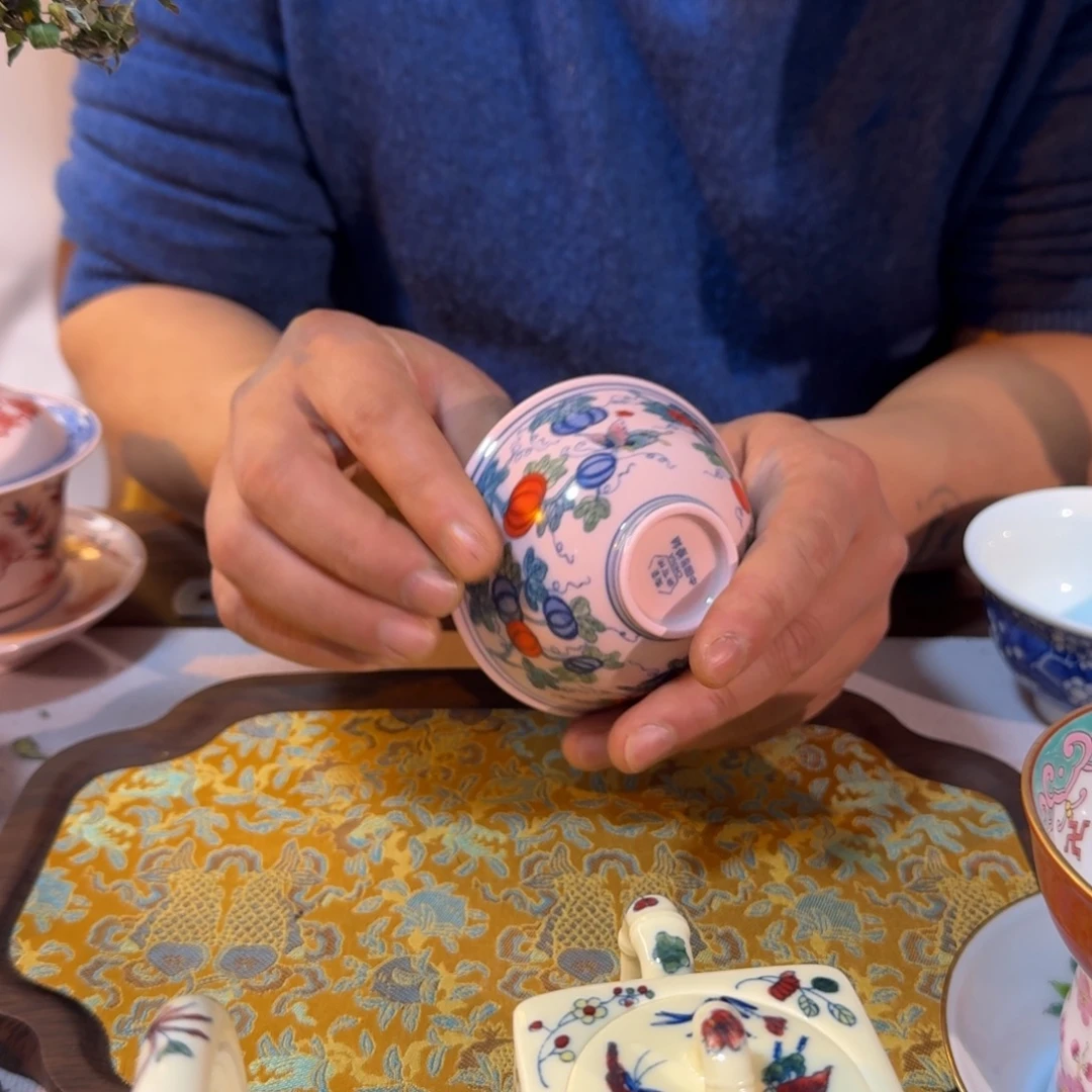 其他陶瓜蝶连绵杯子