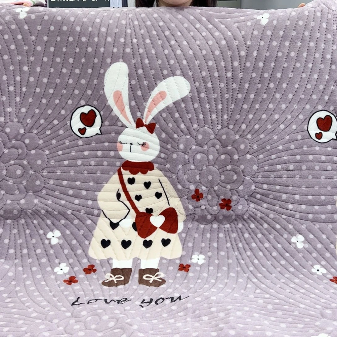 棉棉棉床盖邻家小兔一个