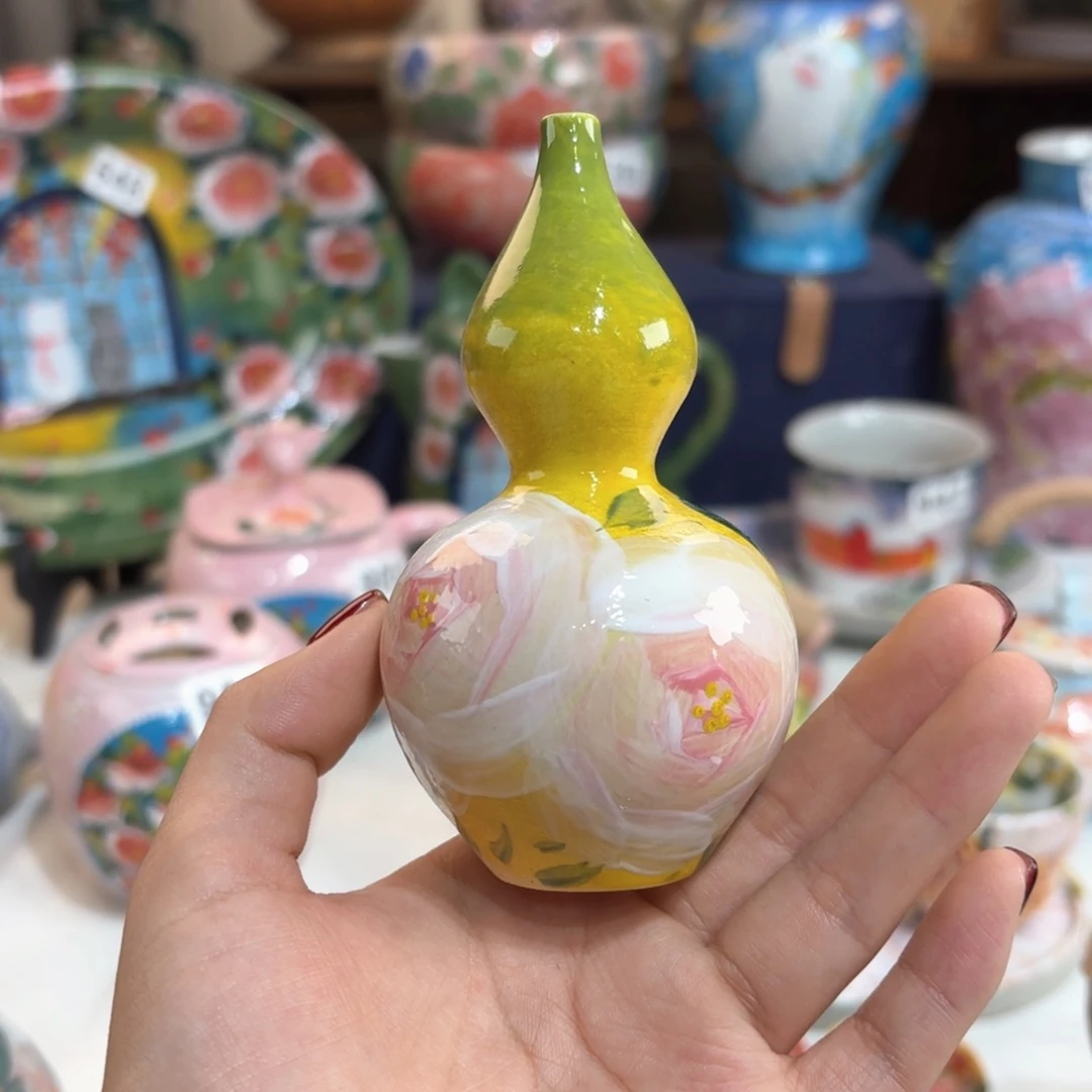 景德镇手绘高温釉下彩陶瓷茶具