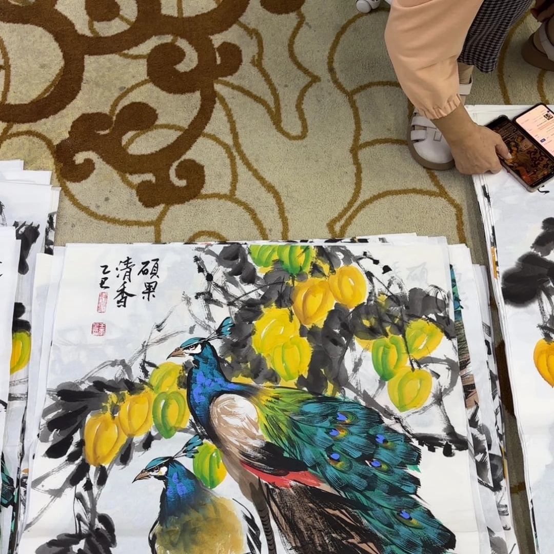 国画李欣主播哭欣主播