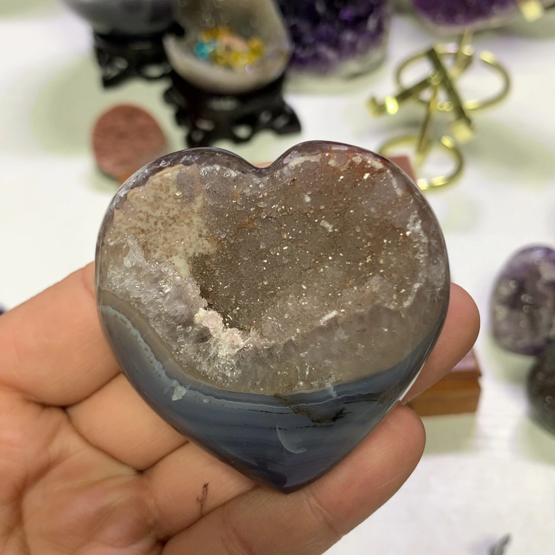 紫晶摆件未镶嵌水晶