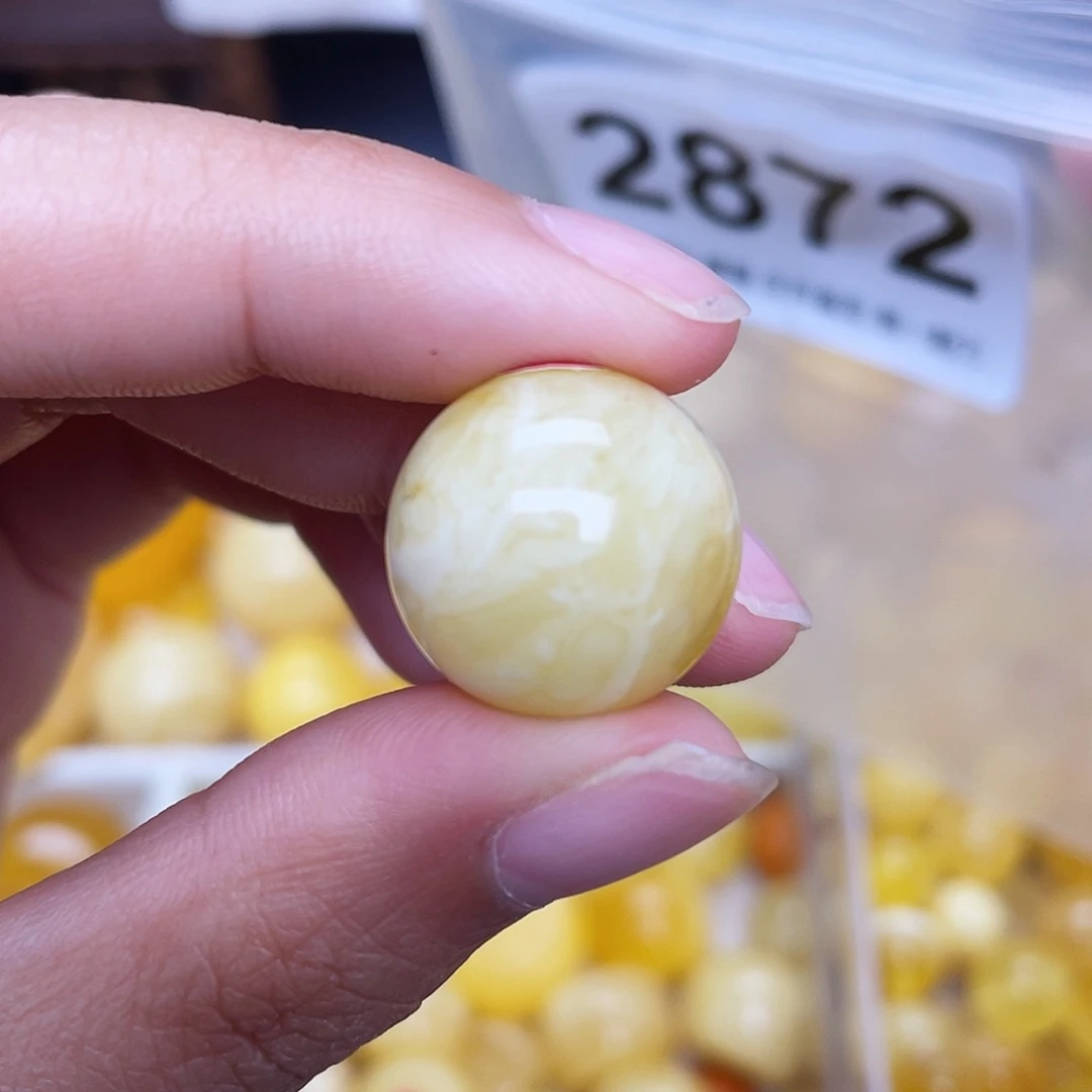 蜜蜡未镶嵌珠宝奇石17.3砂纹