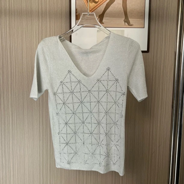 315品牌撤柜女装曼家春夏时尚设计款气质上衣