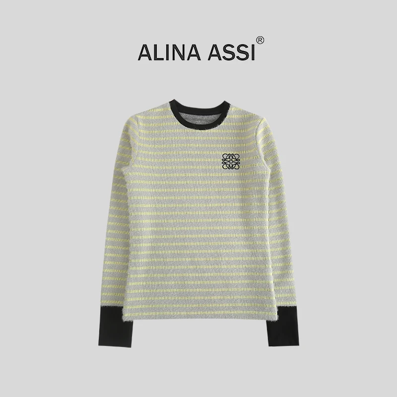 【WW】2025秋季新款T恤百搭休闲长袖上衣Z0453