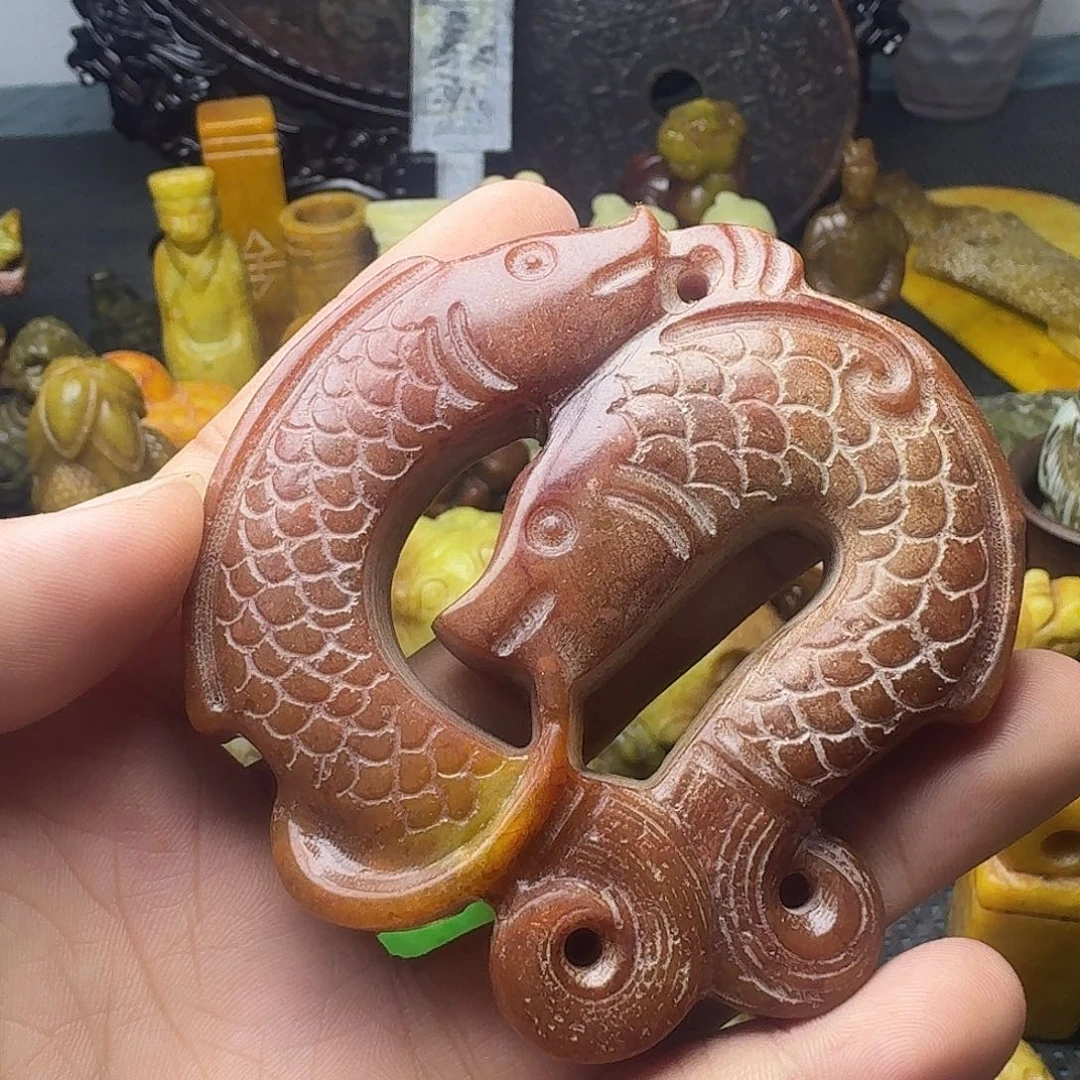 白玉菩提吊坠。。。