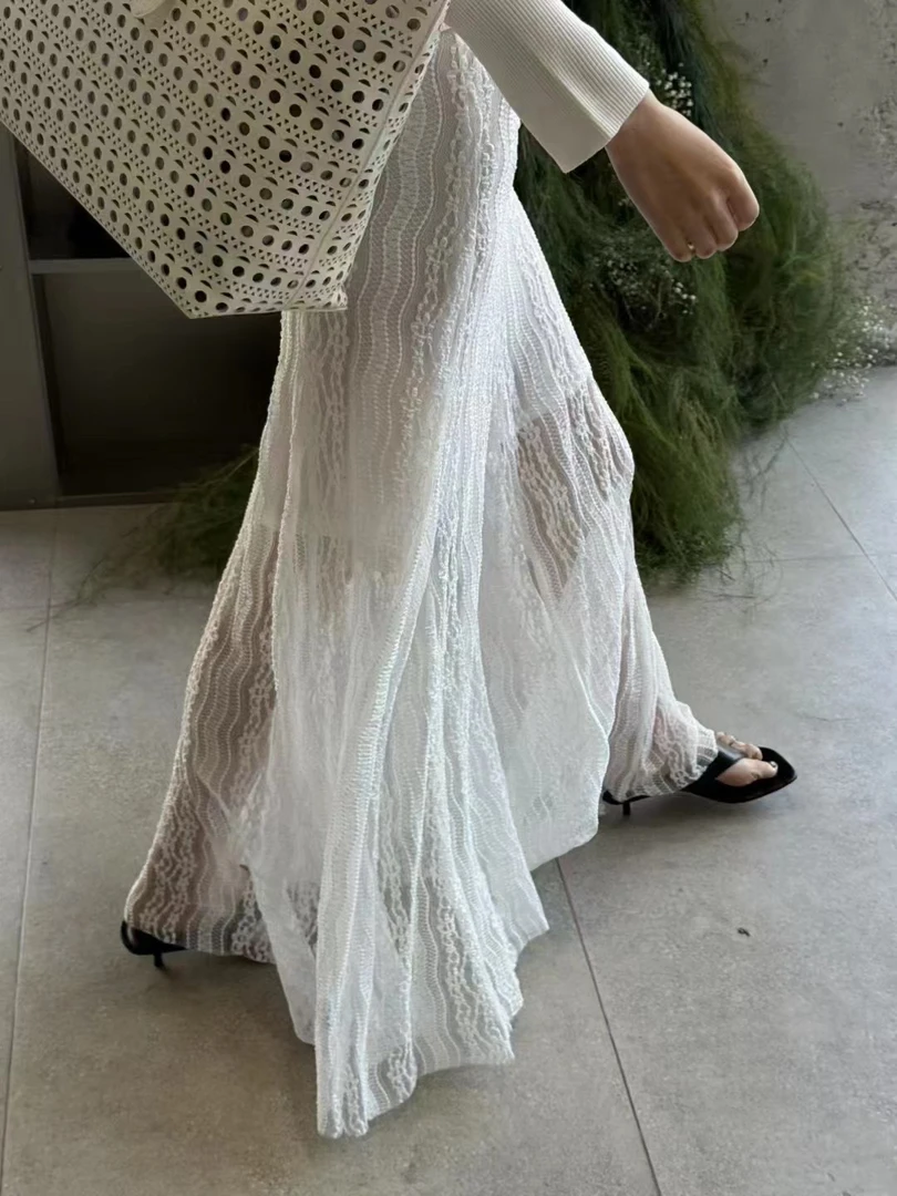 yao'yao推荐时尚优雅气质百搭仙女半身裙  66879