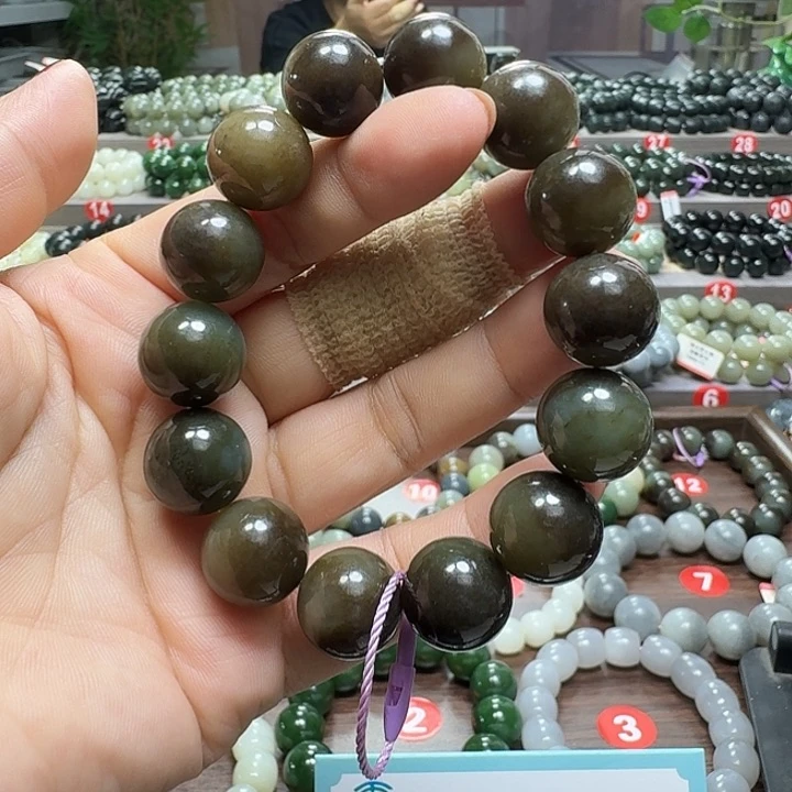 未镶嵌手链和田玉新疆且末糖卡16