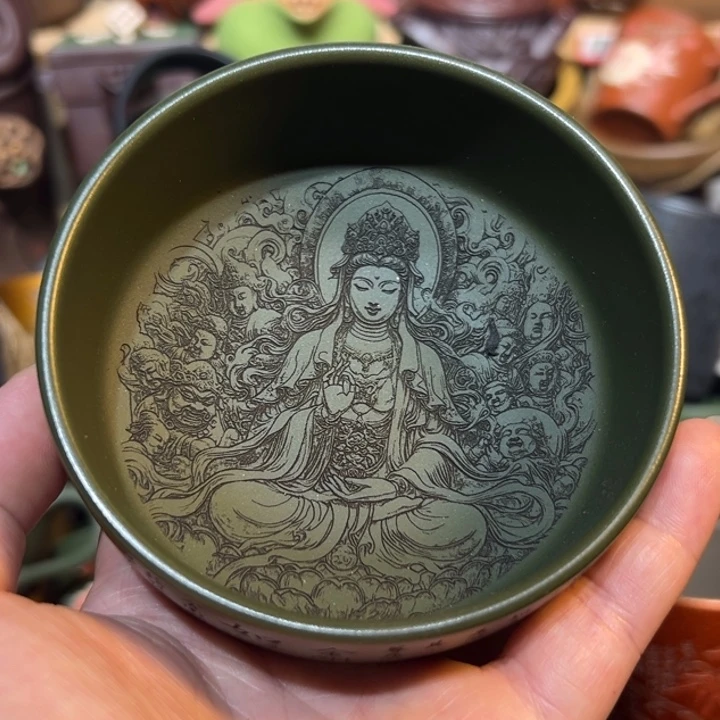 茶杯紫砂宜兴紫砂主人杯