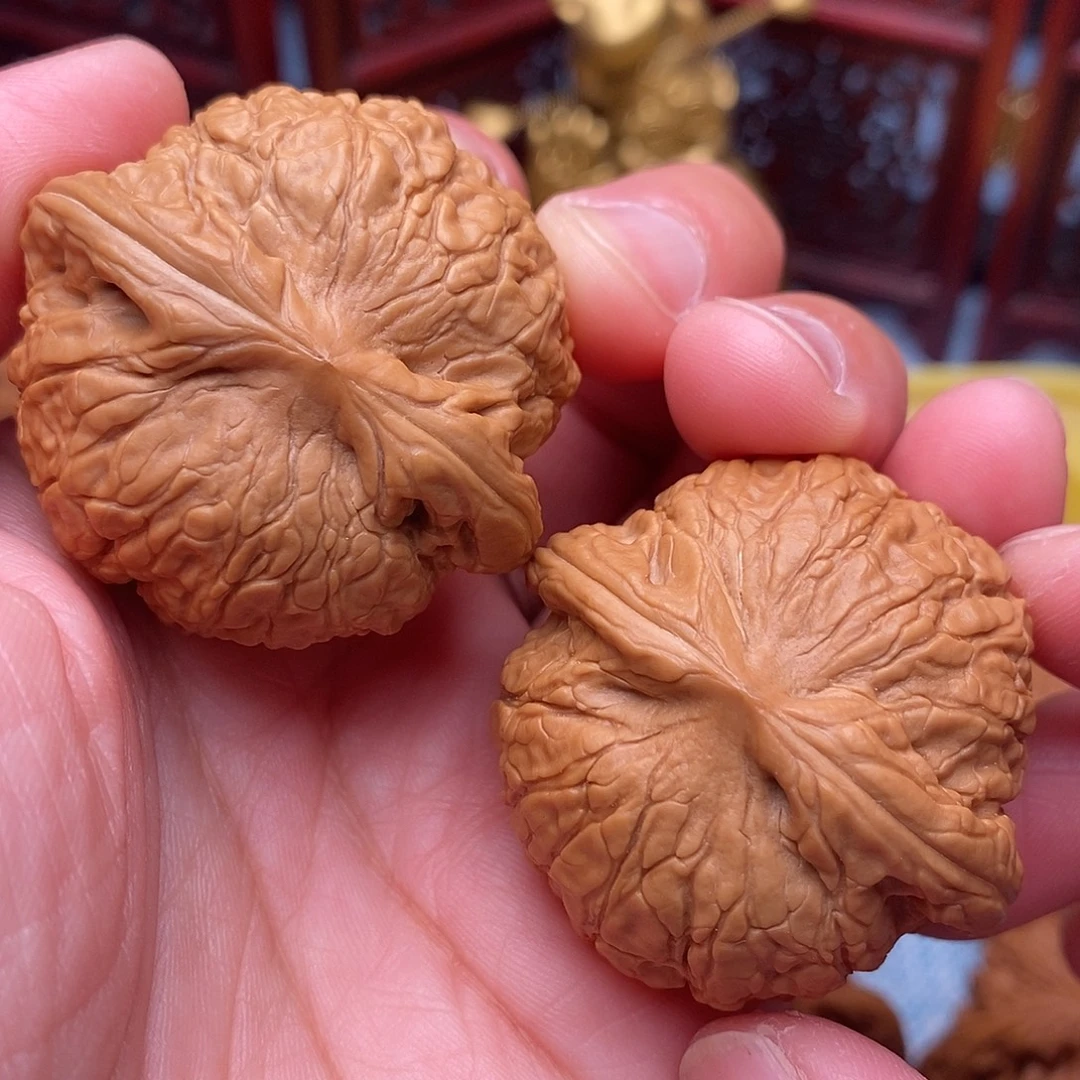 文玩核桃把件毕业全品绝配粗棱乾隆磨40尺