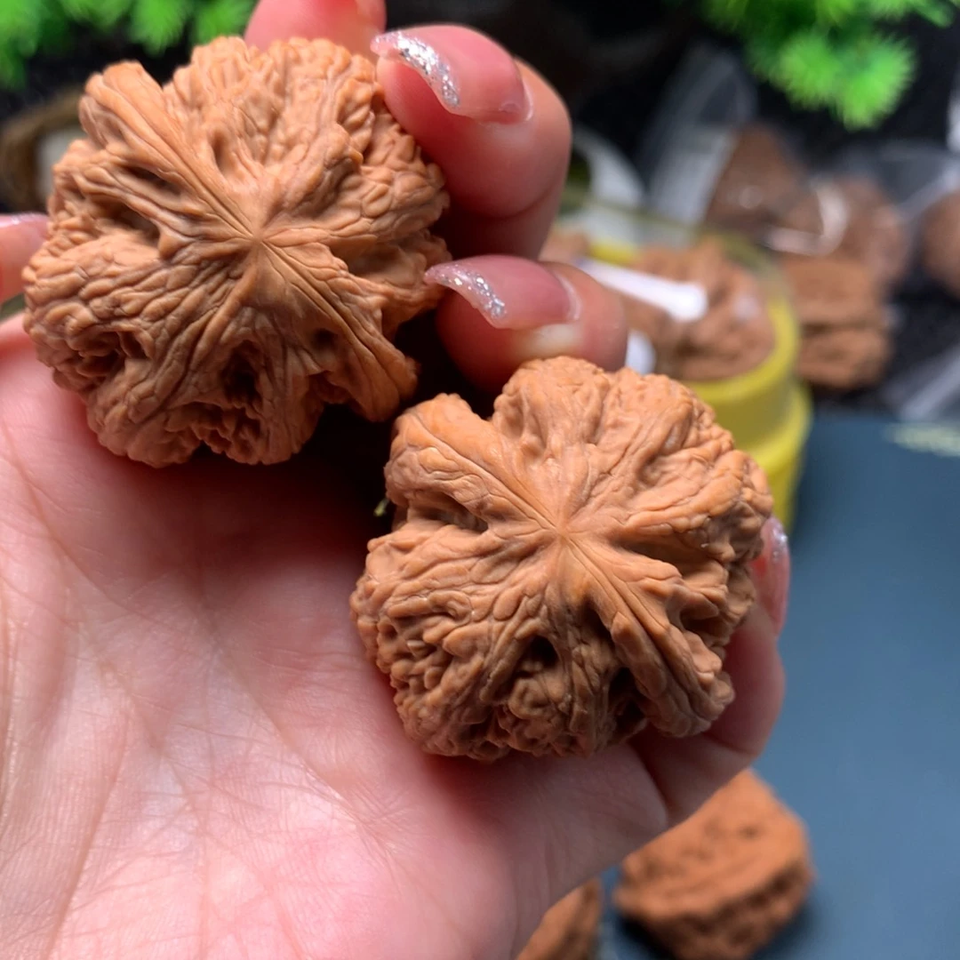 沙***粒文玩核桃把件40-15916-1