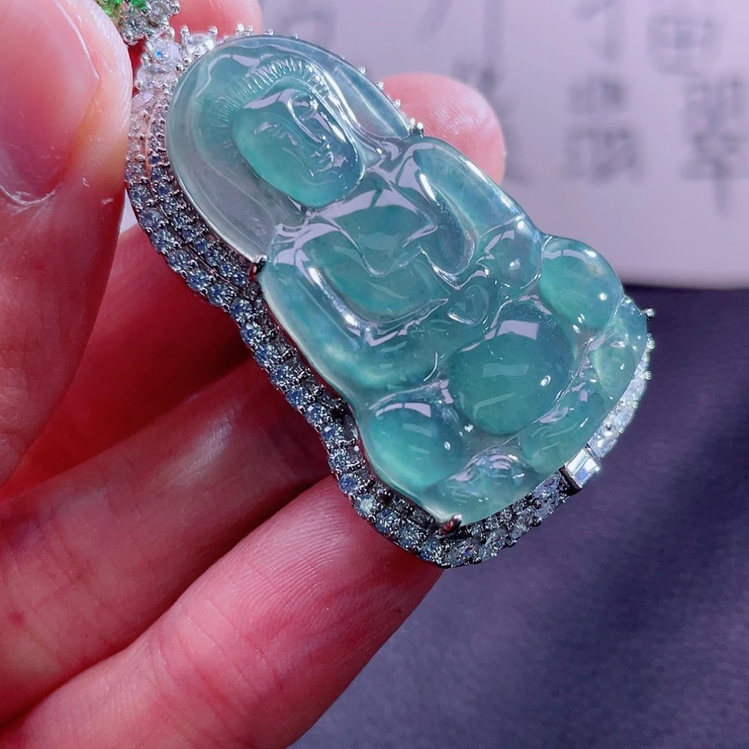 翡翠颈饰未镶嵌999999999