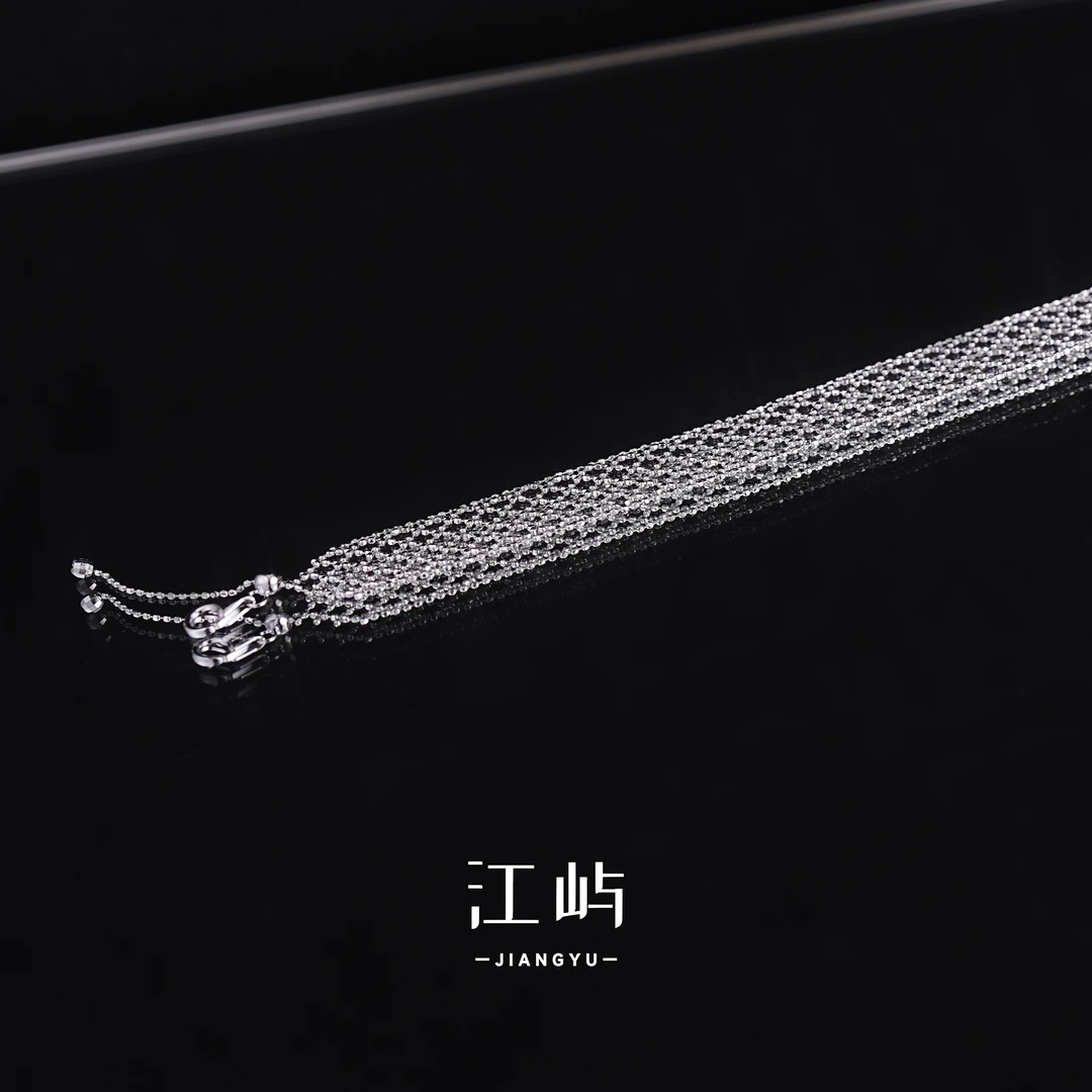 江屿 925银手链 蕾丝手链