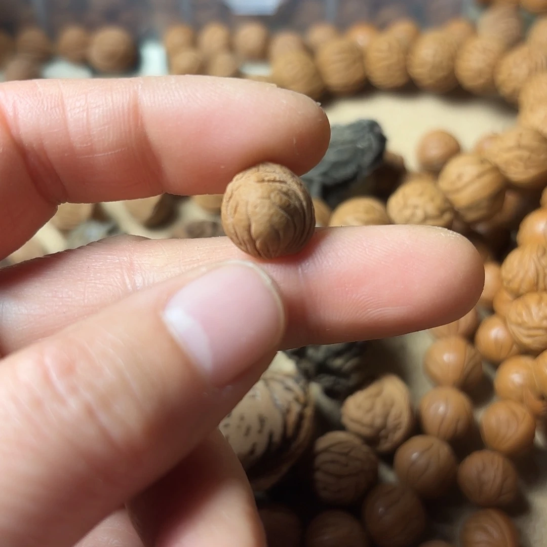 桃核吊坠Z*秦岭龙文小龙文1.1尺20颗打孔