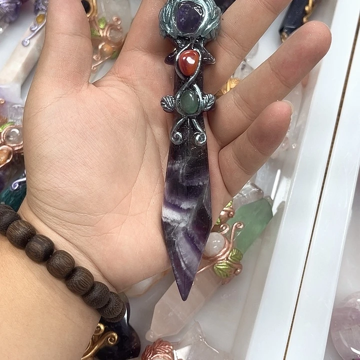 哪***喝未镶嵌摆件水晶水晶