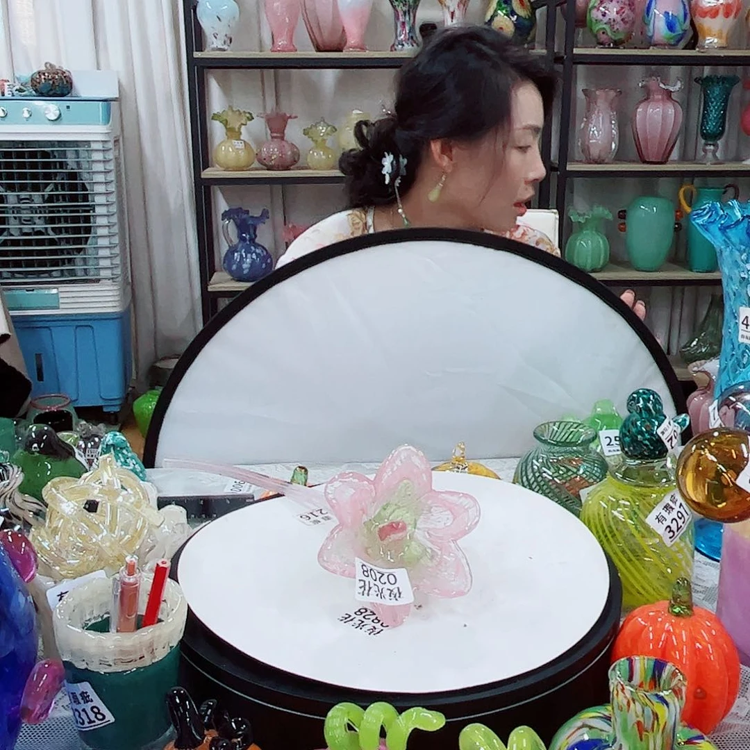 0208夜光花家悦花瓶摆件