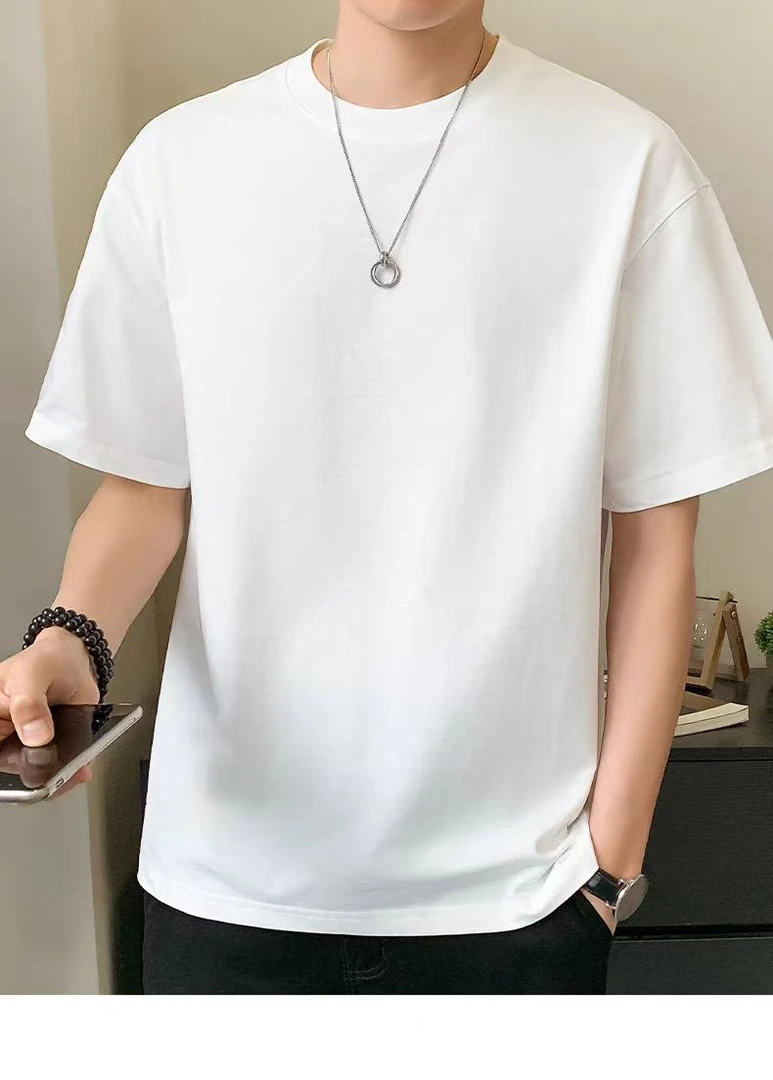 【A30】古家字母刺绣蘑菇经典短袖夏季半袖潮流