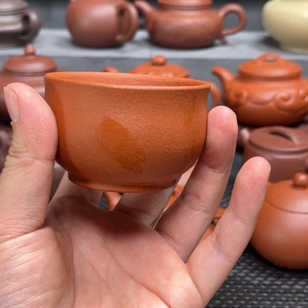 紫砂茶壶紫砂紫砂红降坡