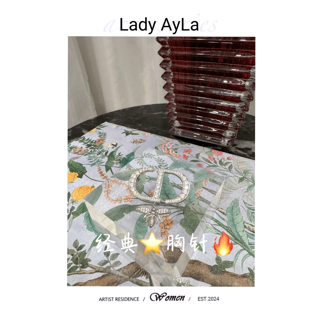 铜合金合成锆石胸针 小蜜蜂C 【五金女孩】素款小众 胸针AL049