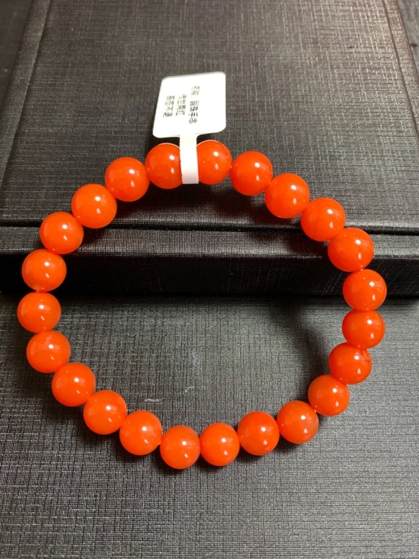 南红圆珠手串17.3g8mmBM0418