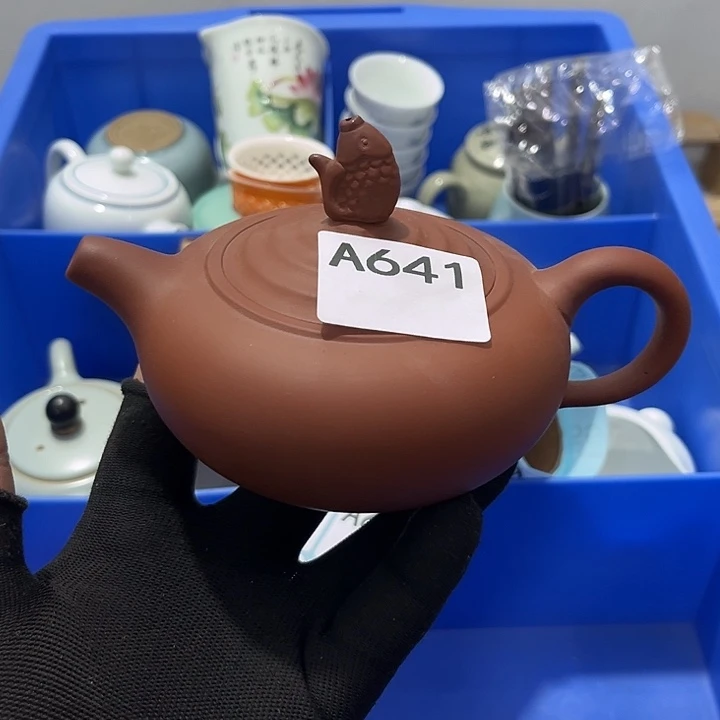 瓷片茶摆件微瑕介意勿拍