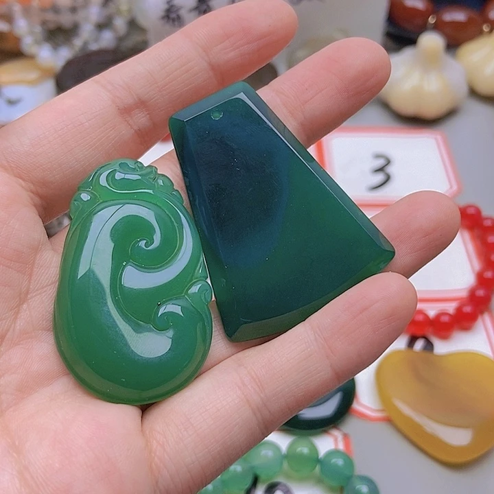 【闪购商品】未镶嵌玛瑙/玉髓珠宝半成品王*