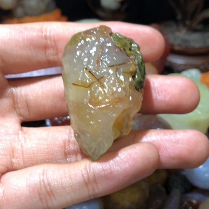 玛瑙/玉髓合金挂件