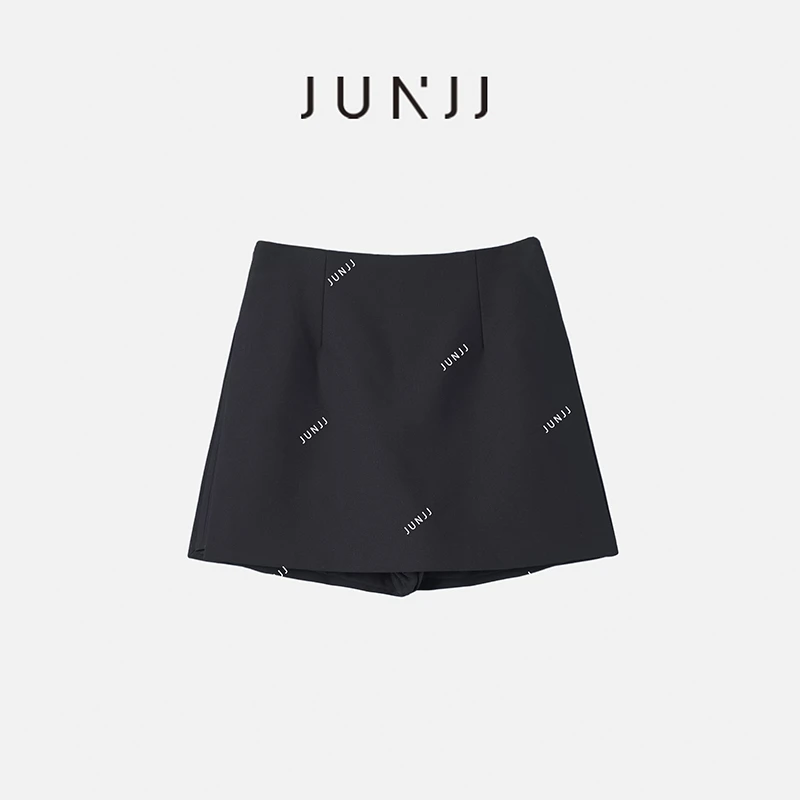 【A字裤裙】早秋高级感通勤法式短裤短款宽松百搭黑色休闲裤裙女