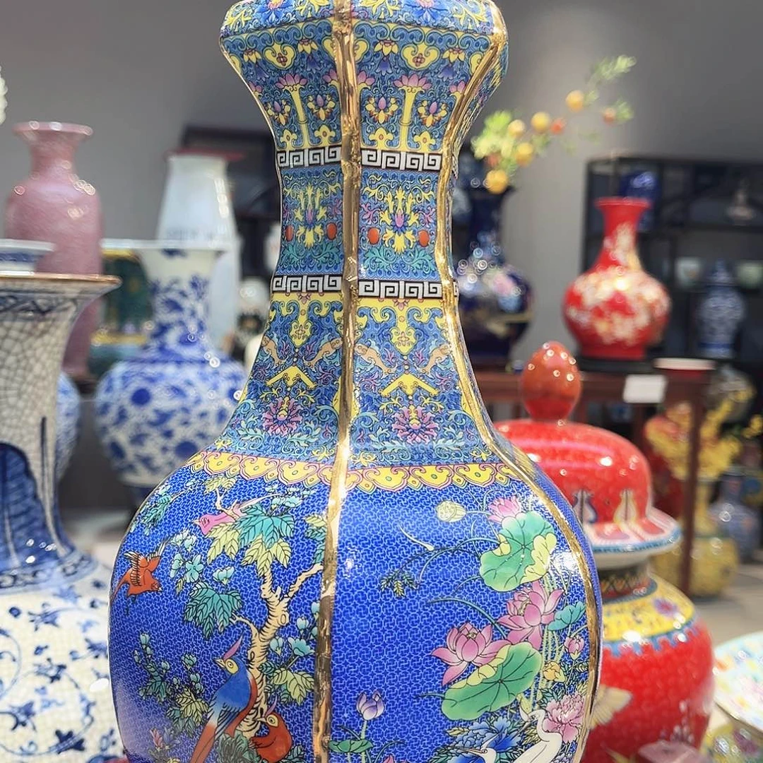 景德镇陶瓷花瓶26公分