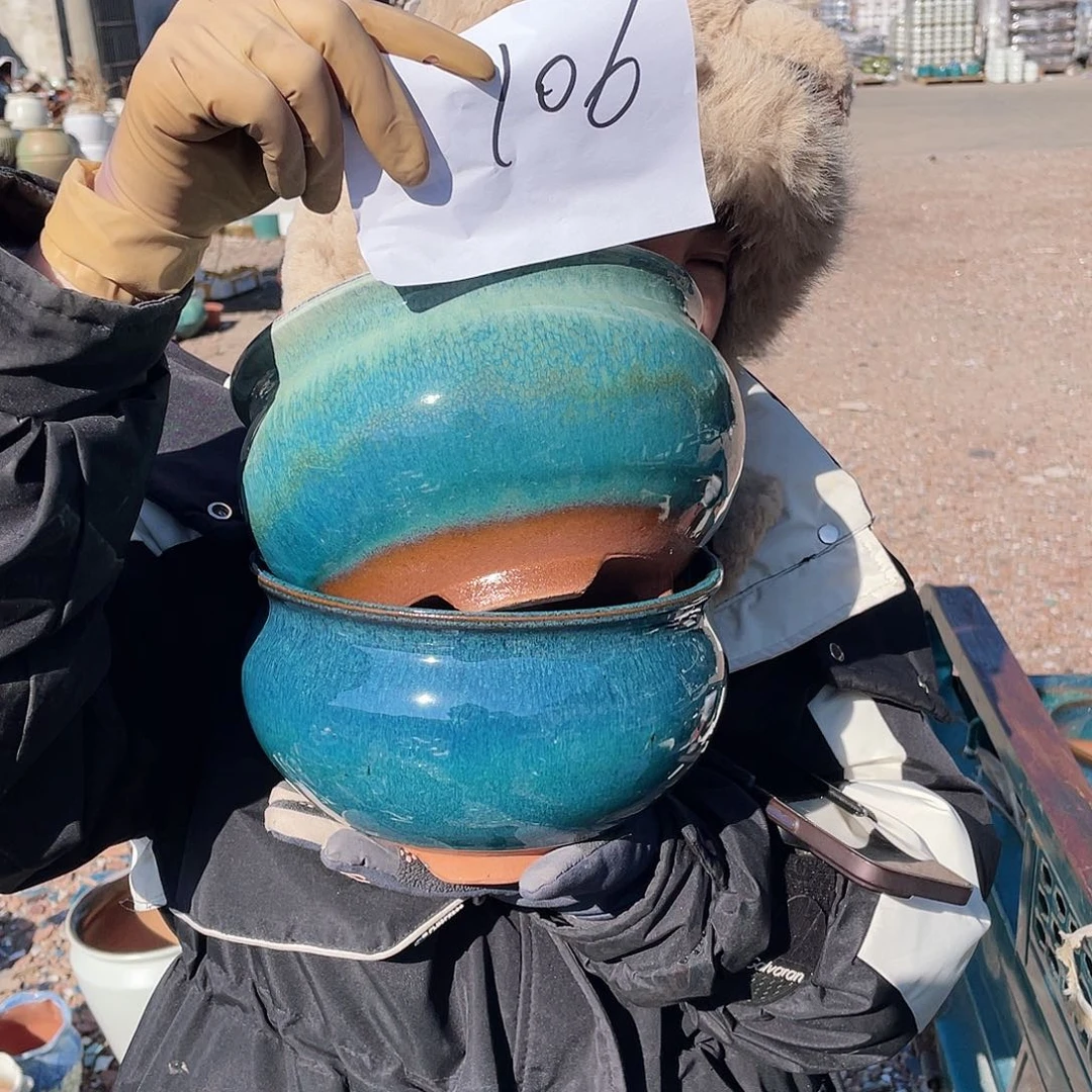 红陶106 王嫂花盆0128-