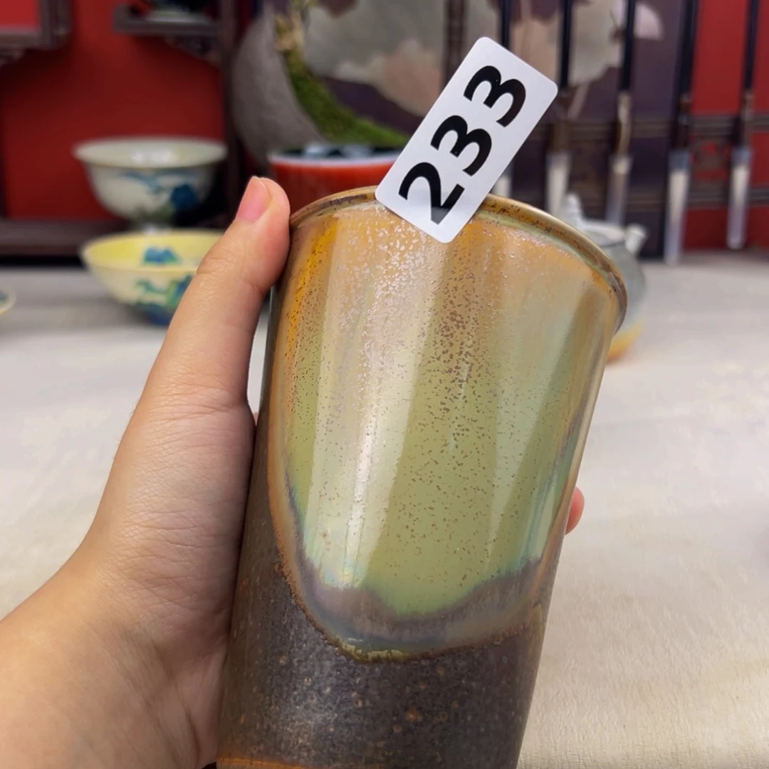 杯纯手工柴烧主人杯