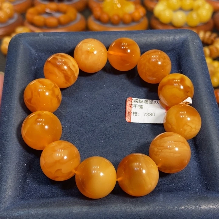 蜜蜡手链未镶嵌蜜蜡