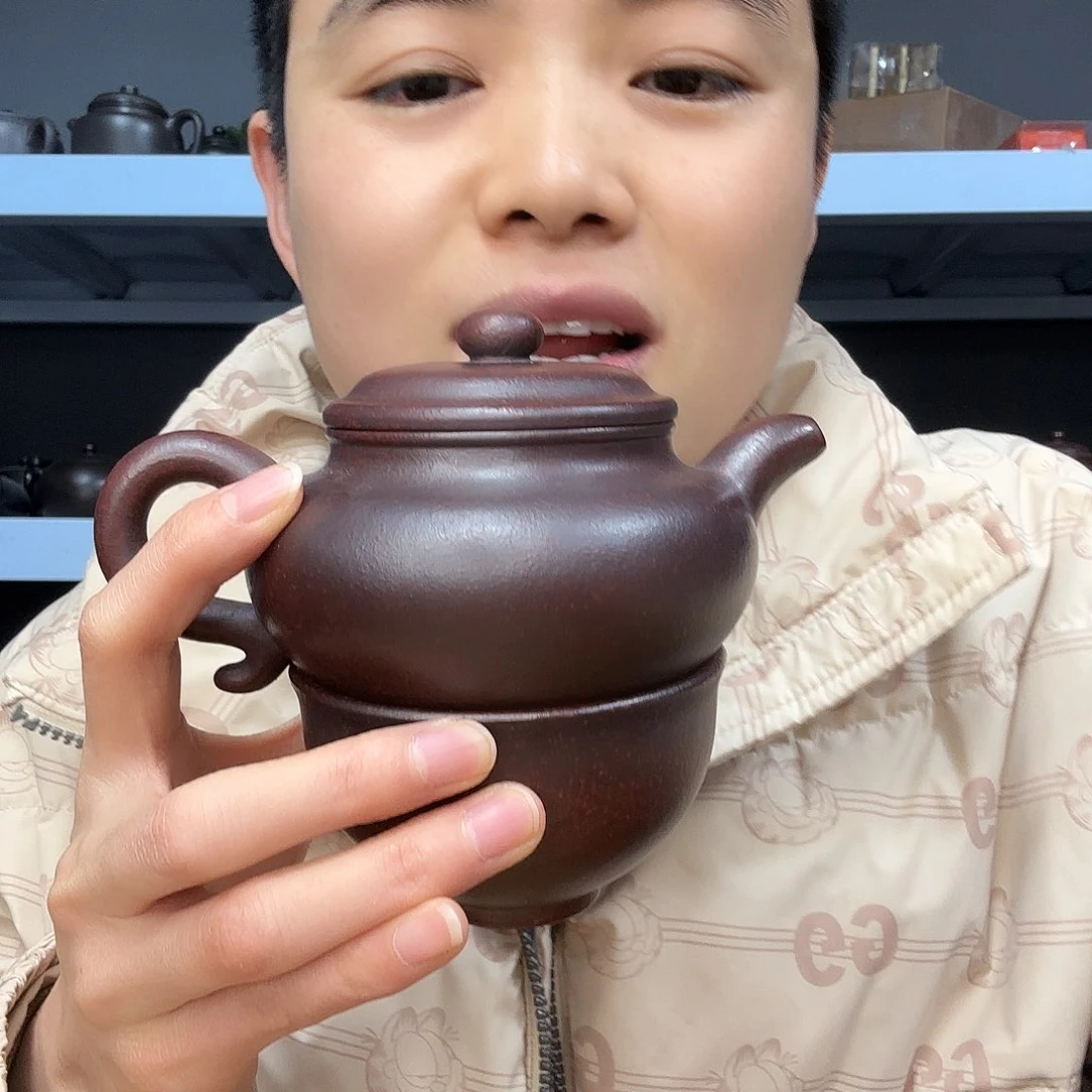 紫砂茶壶民间手艺人全手工制作