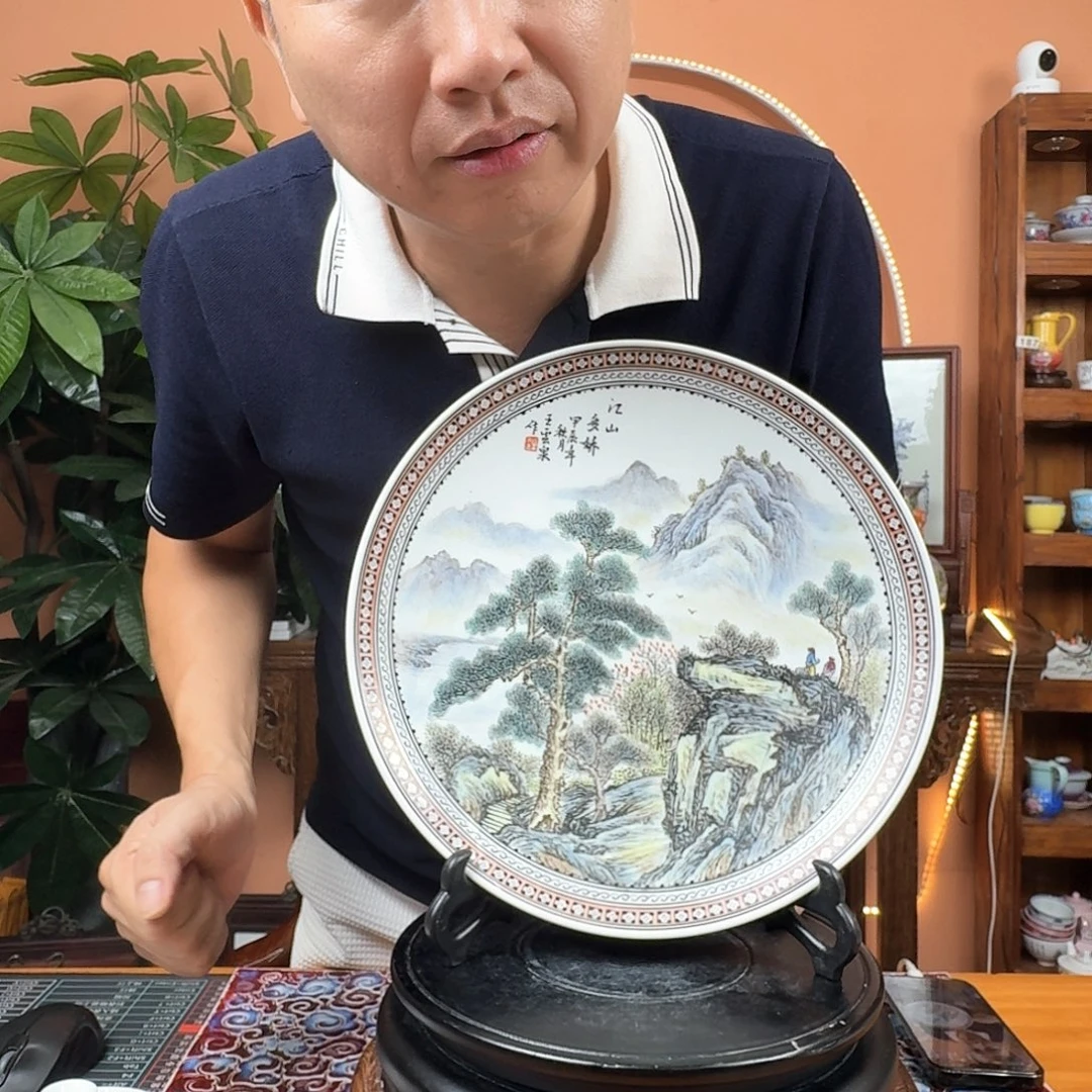 景德镇陶瓷手工瓷盘