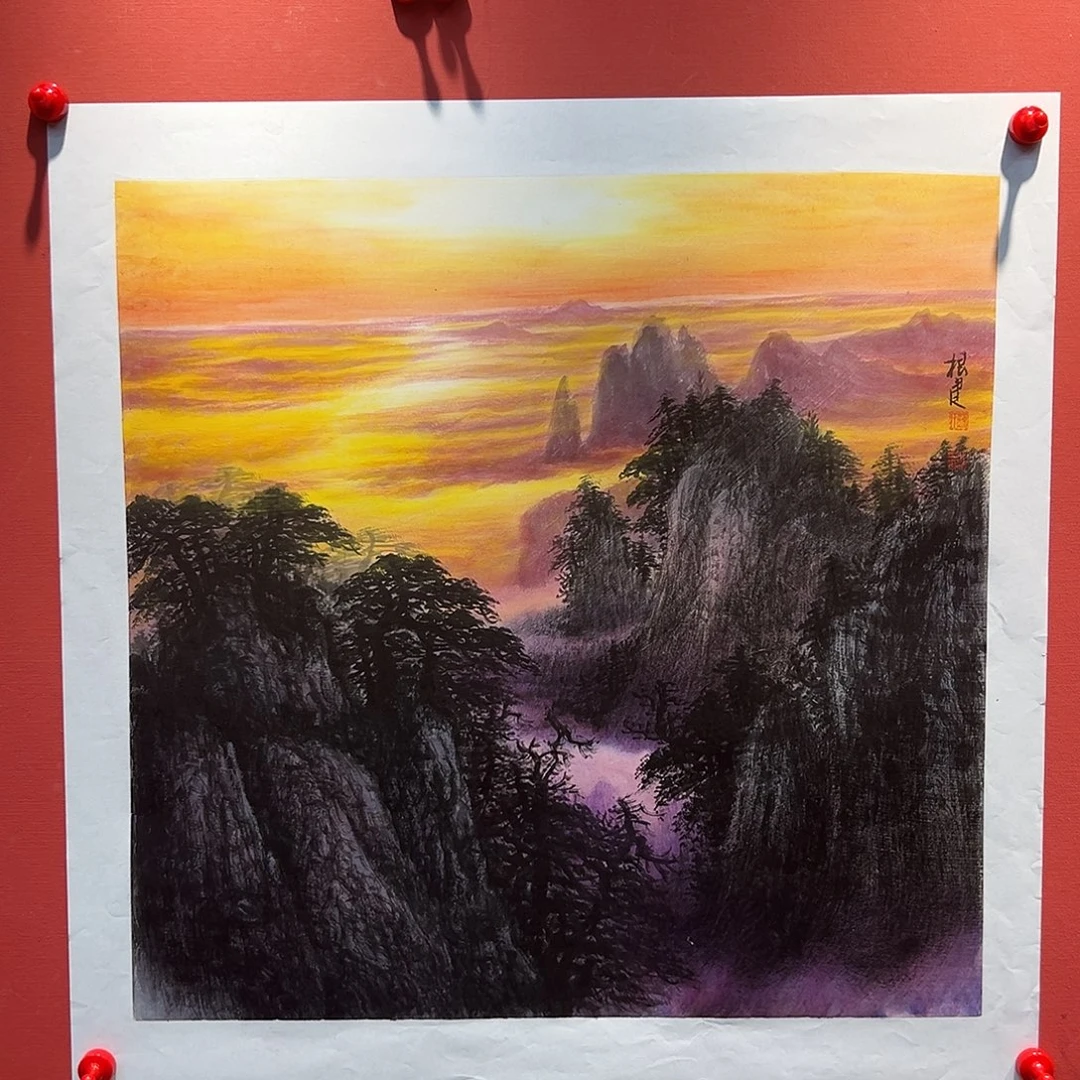 国画曹根建国画作品