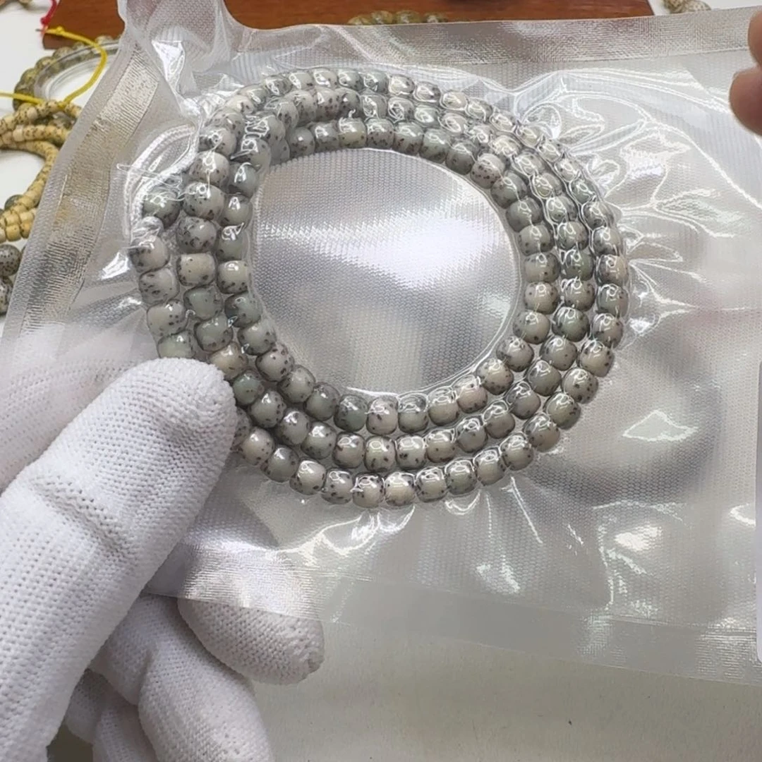 星月菩提手串11尊宠糯冰绿河豚6左右108
